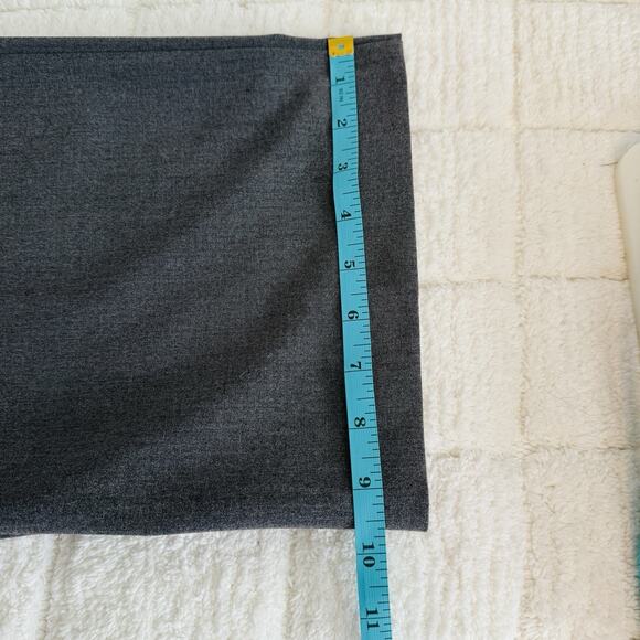 NWT Sag Harbor Woman’s Stretch Petite Size 14P Hunter Gray Dress Pants Career - Picture 5 of 8